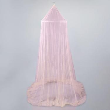 Imagem de Manta de Mosquito Dome Universal para Cama Malha Red Pendurada Rede Berço Solteiro até King Size Leve Respirável Decoração Interiores em Casa