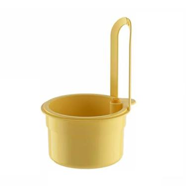 Imagem de Cesta multifuncional de limpeza e drenagem de vegetais, filtro de resíduos de alimentos (verde/branco/amarelo)