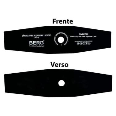 Imagem de Lâmina De Roçadeira Com 2 Pontas - Berg Ferramentas