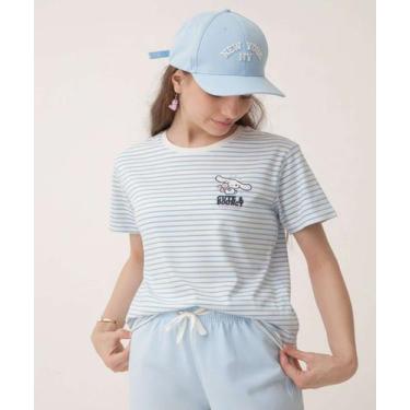 Imagem de Blusa Juvenil Cinnamoroll Listrada Sanrio Tam 10 a 16 -78072, 16, Off 