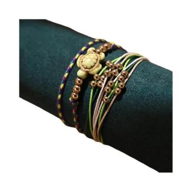 Imagem de Tornozeleira Feminina Boêmia Com Corda E Laço Y2K, Joia De Verão Para 