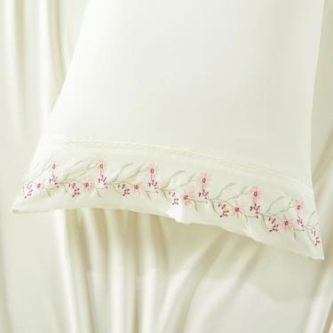 Imagem de Jogo de Lençol Casal Essenza 300 Fios Micropercal Bordado 4 Peças - Ca