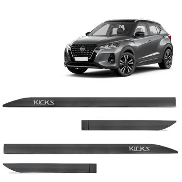 Imagem de Jogo De Friso Lateral Kicks 2016 a 2025 Cinza Grafite