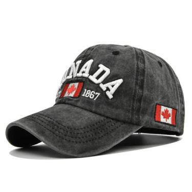 Imagem de Boné de beisebol Anime Hat Canada 1867 Masculino Feminino Jeans - yiwe