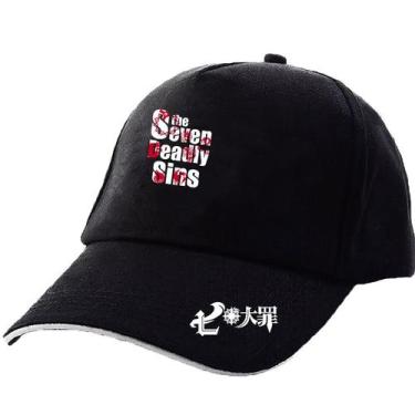 Imagem de Boné de beisebol Sevens Deadlys Sins Anime para crianças 56-58cm - Yiw