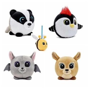 Imagem de Conjunto de bonecas de pelúcia Gangs Slodziakows 18 cm e 5 peças - Yiw