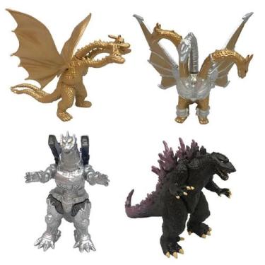 Imagem de Coleção de bonecos Monster Mechanical Godzillaes x4 - Yiweisai