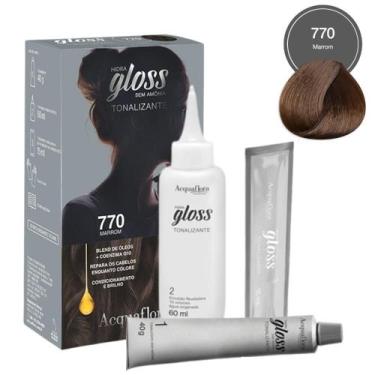 Imagem de Tonalizante Acquaflora Hidra Gloss 770 Marrom