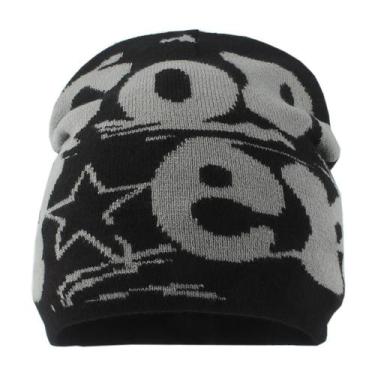 Imagem de Gorro Unissex De Inverno Estilo Hip-hop, Touca De Malha Quente Para Es