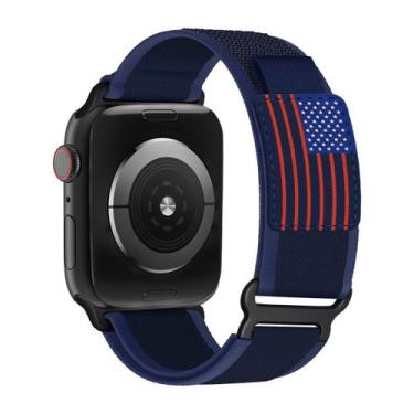 Imagem de Pulseira Nylon Loop Trilha Compatível Com Apple Watch - Baú do Viking,