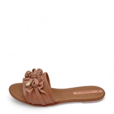 Imagem de Tamanco Feminino Moleca Flat REF: 5297446 NAPA, Nude, 35