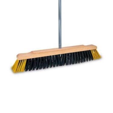 Imagem de Vassoura Gari 60cm Mad com Cabo com Cerdas de Alta Resistência para Li