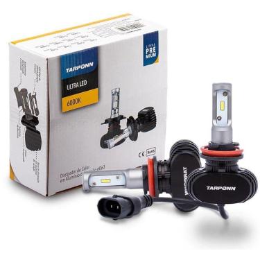 Imagem de Kit Lampada Ultra Led Premium 6000K Tarponn H8 8000Lm 40W