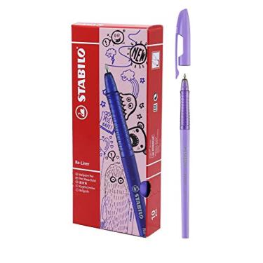 Imagem de Caneta Esferográfica, Stabilo, 50.8700, Violeta, pacote de 10