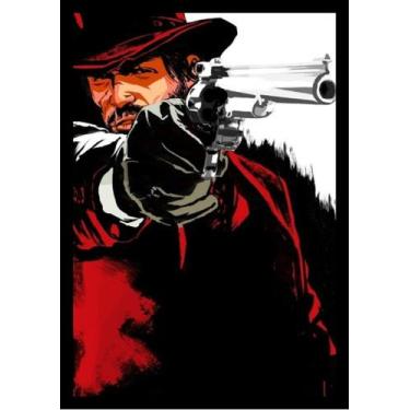 Imagem de Quadro Jogo Red Dead Redemption Gamer 42x29cm - Fanarte