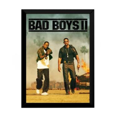 Imagem de Quadro Poster Cartaz Filme Bad Boys 2 42x29cm - Fanarte