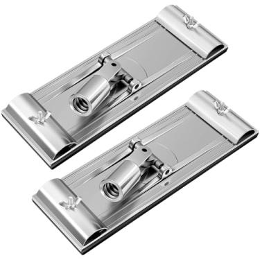 Imagem de Hicarer 2 peças de lixadeira com haste rosqueada fêmea para drywall com clipes de liberação rápida e lixadeira universal grossa de teto, lixadeira de parede, apenas cabeça