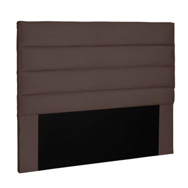 Imagem de Cabeceira Cama Box Casal 140Cm La Italiana Suede Café