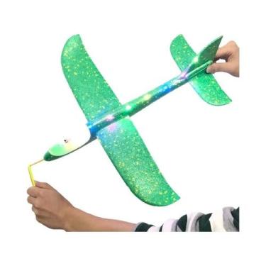 Imagem de Avião De Espuma Grande De 50cm, Planador Leve, Avião De Bolha Inercial
