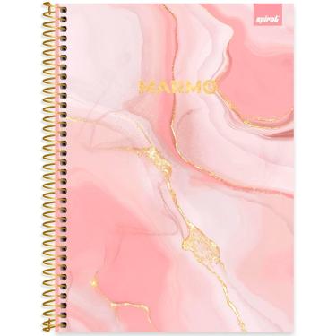 Imagem de Caderno Universitário Capa Dura, 1 x 1, 80 Folhas, Marmo, 2520378, Spiral Mrm - PT 1 UN
