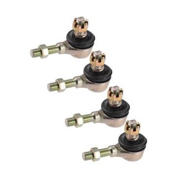 Imagem de Hihaha Kit de substituição de junta esférica esquerda direita M10x1,25 para quadriciclos chineses 50cc 70cc 90cc 110cc 125cc - Pacote com 4 materiais duráveis