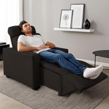 Imagem de Poltrona Cadeira Do Papai E Mamãe Reclinável Retrátil Para Sala De Descanso Madri Marrom