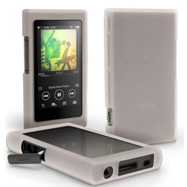 Imagem de Capa para Sony NW A55 A35, capa protetora de silicone macio para Sony Walkman NW-A55HN A56HN A57HN A50 A55 A56 A57 A45 A46 A47 NW-A40 A35 A36 A37 A35HN A35HN 36HN A 37HN (Branco)