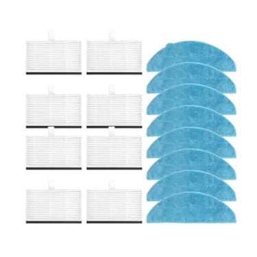 Imagem de Accessories Compatible With Cecotec Conga 7490 Immortal / 8290 Immortal/Kabum Smart 900 Vacuum Cleaner Spare Parts Brush Mop Filter Part(Burgundy)