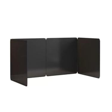 Imagem de Protetor dobrável contra respingos de fogão, protetor de graxa, protetor de salpicos de cozinha, óleo antiaderente de proteção de graxa, painel de proteção contra respingos de aço carbono, protetor