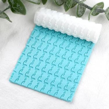 Imagem de Rolo de textura de amor de argila de polímero carimbos de cerâmica rolo de argila DIY ferramentas de gravação em relevo rolos de textura de cerâmica para brincos de cerâmica, fabricação de joias