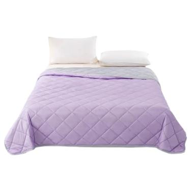 Imagem de Cobertor de verão, cobertor respirável de verão - edredom amigo da pele mantém o corpo fresco para clima quente, acampamento, viagem, quarto, noite de sono, sofá