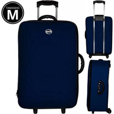 Imagem de Mala de Viagem Média 23kg com 2 alças e 2 rodinhas Village, Azul