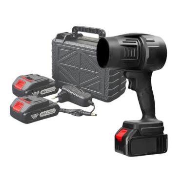 Imagem de Soprador de Ar Potente Bivolt 48v Com 2 Baterias e Maleta - T&Z