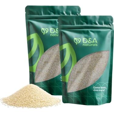 Imagem de Gergelim Branco Despeliculado 2kg - D&A Naturals