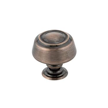 Imagem de Richelieu Hardware BP0875193 Coleção Nîmes 30 mm Puxador tradicional de cobre antigo com acabamento em cobre antigo