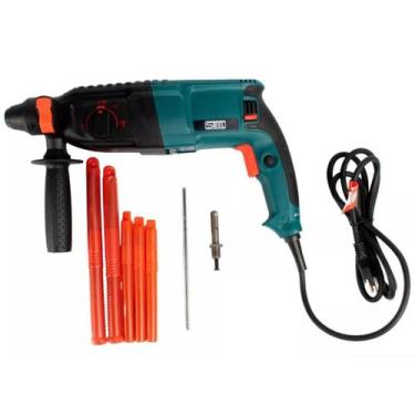 Imagem de Martelete Rompedor Rotativo 960W Com 12 Peças Steel, 220