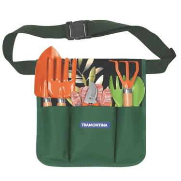 Imagem de Kit Jardinagem 8 Peças Cinto Com Ferramentas Tramontina