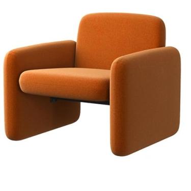 Imagem de Sofá Cadeira Hotel Club Área de Descanso Sofá Estilo Wabi-sabi Sofá Único Sofá Café Restaurante Negociação Sofá Sala de Estar Sofá