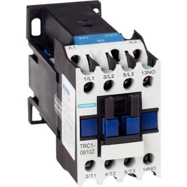 Imagem de Contator Tripolar Trc1-0901z 9a 24vcc 1na Tramontina