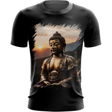 Imagem de Camiseta Dryfit Estátua de Buda Iluminado Religião 13 - Kasubeck Store