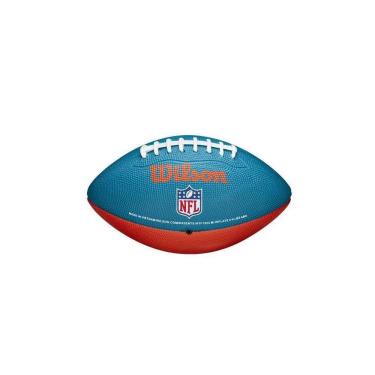 Imagem de Bola De Futebol Americano Nfl Mini Team Retrô Wilson Times Miami Dolphins