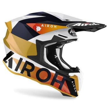 Imagem de Capacete Airoh Twist 2.0 Trilha Moto Motocross Off Road Branco-Unissex