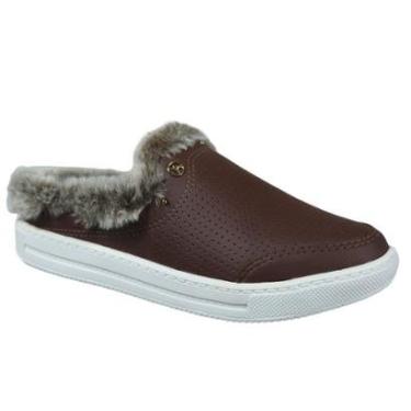 Imagem de Mule Kolosh Feminino Pelinhos C1636A Tênis Pantufa-Feminino