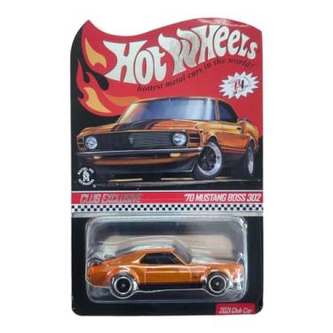 Imagem de Hot Wheels 2021 RLC ’70 Mustang Boss 302 - Carro Esportivo Azul, Adolescentes e Adultos, Unissex