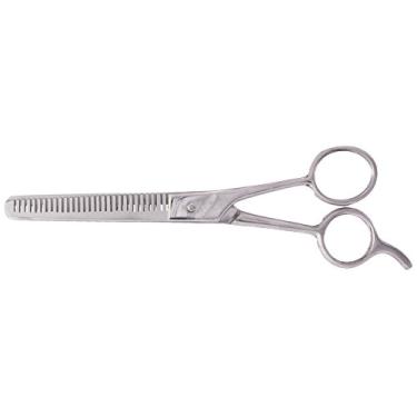 Imagem de SE Tesoura de desbaste de aço inoxidável de 16,5 cm com dentes de dupla face - SP12