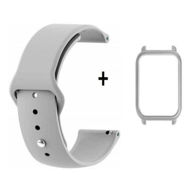 Imagem de Kit Pulseira + Case bumper para Bip e BIP Lite - Nsmart, Cinza