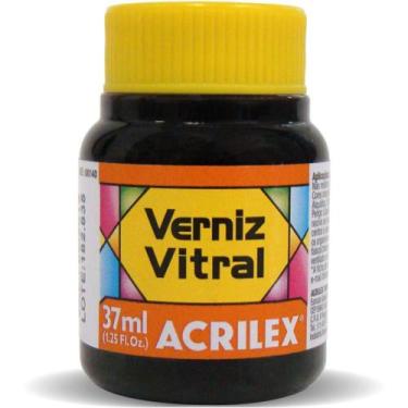 Imagem de Verniz Vitral Laranja 37ML Caixa com 6 - Acrilex