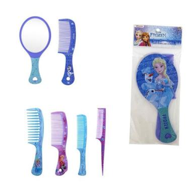 Imagem de Conjunto de Pentes (5) e Espelho Frozen, alegria total - ETIHOME