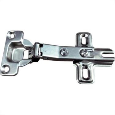 Imagem de Dobradica Pressao 26Mm Curva Jomarca - Kit C/25 Unidades