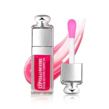 Imagem de Óleo Labial Hidratante GECOMO Lip Glow (Framboesa) - Brilho Transparen